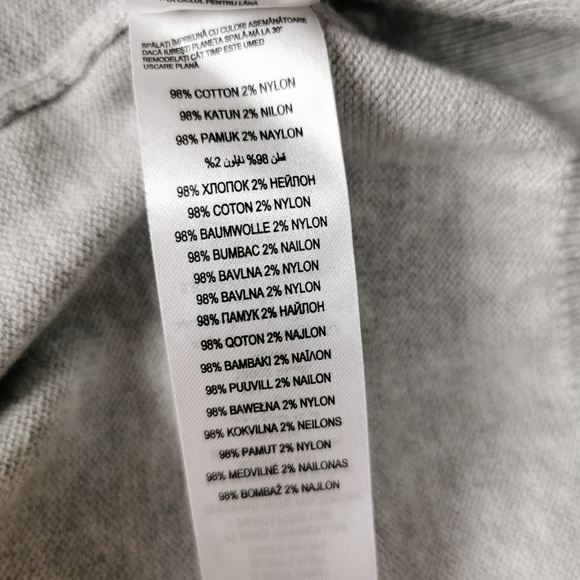 Maine New England Grey Petite Fleur Sweater - Picture 7 of 7